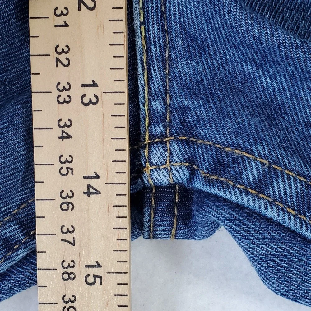 Levi's 505 Regular Fit Jeans Mens 44x34‎ Blue Straight Leg Denim Classic